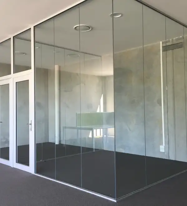 Glass office partitions in gympie