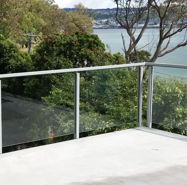 Semi frameless glass balustrades